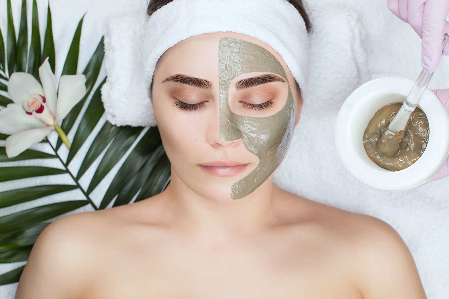person getting a facial