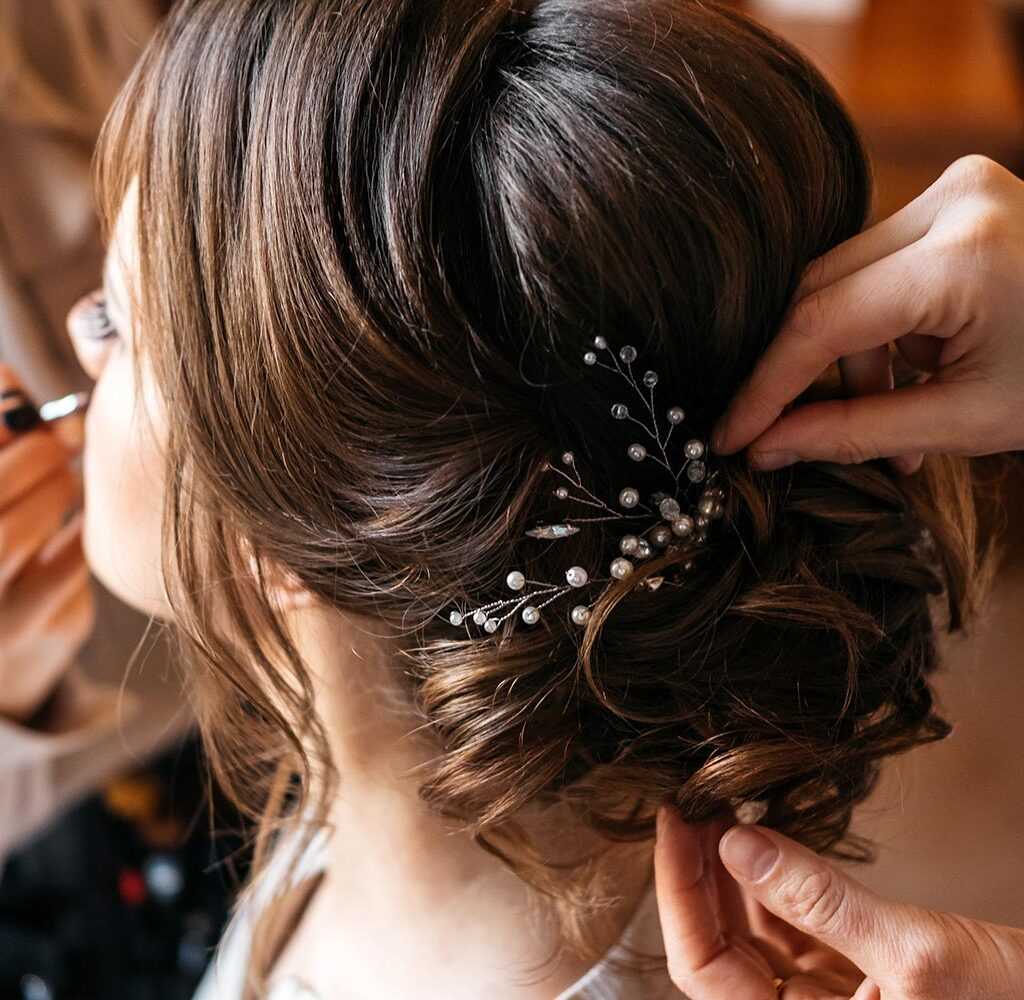 Wedding hair services on sale